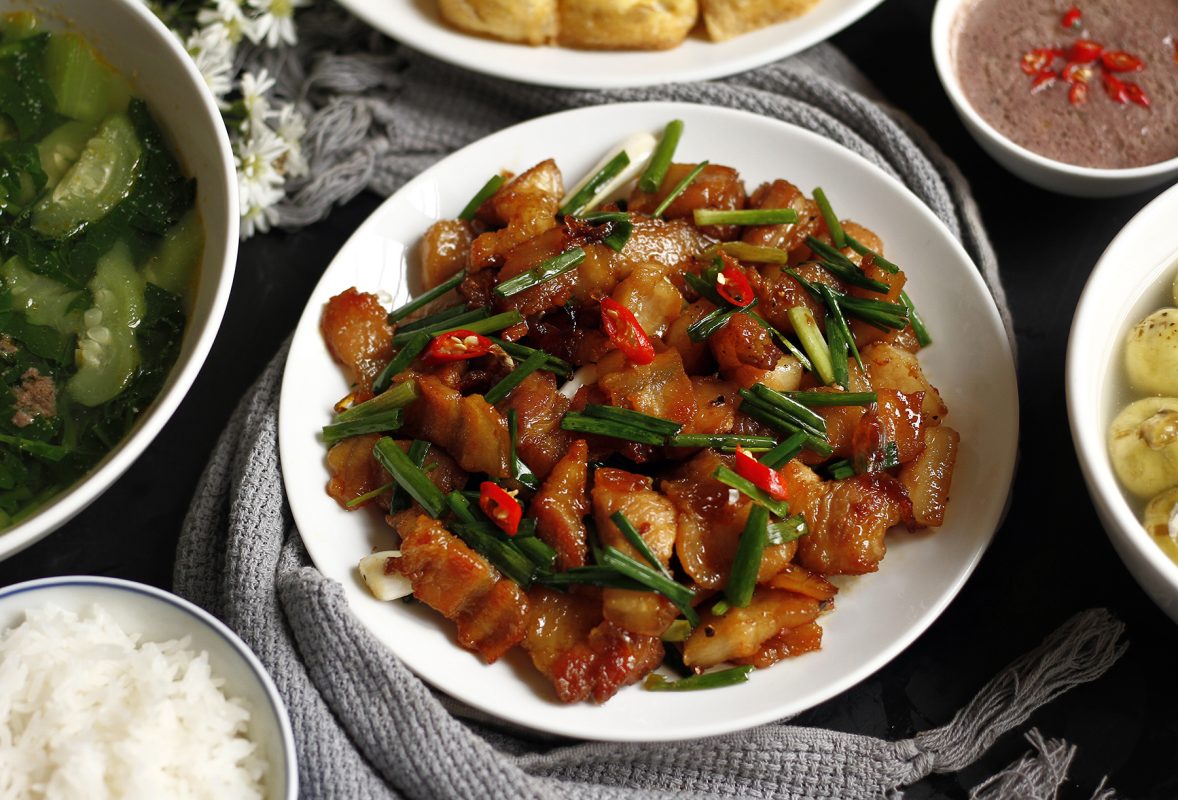 cách làm thịt rang cháy cạnh
